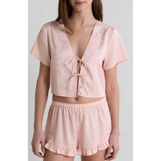 Etam Spiree Pajama Top in Imp Fond Rose at Nordstrom, Size X-Large