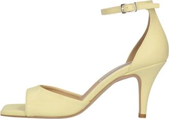 Stefano Lauran Schoenen, Dames, Geel, 41 EU, Leer, 5006 Sandalen met hoge hak