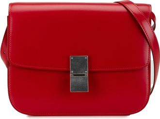Celine Pre-owned Womens Classic Box Bag - Red Leather - One Size