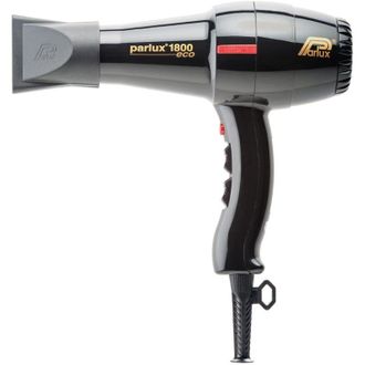 Parlux 1800 Eco Edition - Secador Para El Cabello, Color Negro
