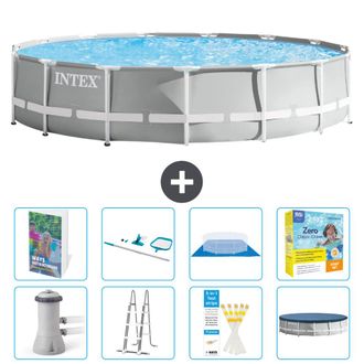 Intex Piscina Prism Frame Redonda - 457x107 Cm - 9-piezas S550