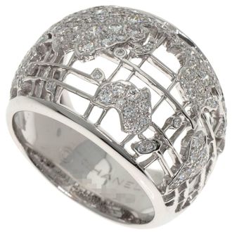 Chanel White Gold (18K) Band Ring (Pre-Owned)