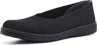 Life Stride Award Ballerina/Skimmer Shoes Womens Shoes Black : 9 M (B), Synthetic