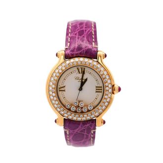 Chopard Pre-owned Chopard Happy Sport Quartz White Dial Unisex Watch 4144