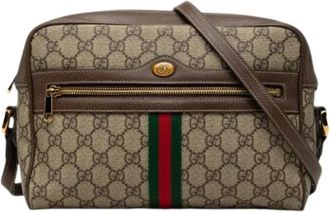 Gucci Pre-owned Borsa a tracolla in tela - - Pre-owned - Donna - Marrone - ONE SIZE