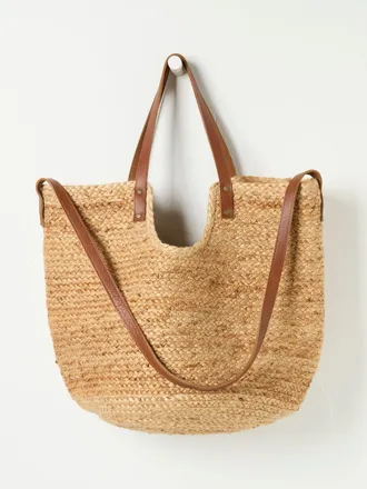 Fat Face FatFace Natural Raffia Tote Bag