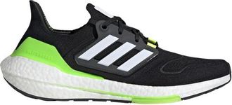 adidas Mens Ultraboost 22 - Shoes Black/White/Green Size 09.0