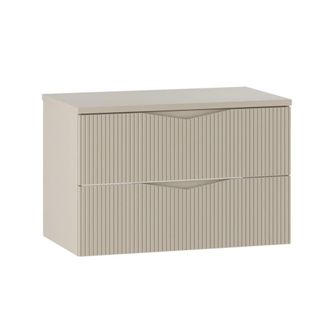 Petits Meubles Mueble bajo lavabo 80cm encimera paneles de melamina y mdf cachemira