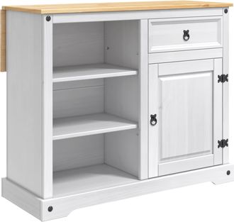 vidaXL Juego De Isla De Cocina 2 Uds. Y Cera De Miel Pino Macizo Vidaxl