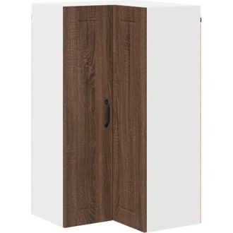 vidaXL Kitchen Cabinet Brown Oak 57 x 57 x 100 cm Engineered Wood vidaXL