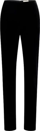 Khaite Hunter Pant - Dames - Slim Fit Broeken - Zwart - XS - Katoen - Broeken
