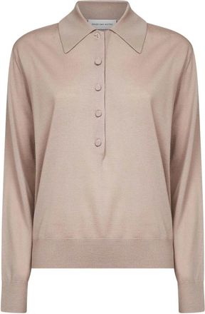 Dries Van Noten Donna, Top, Beige, XS, new