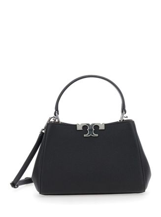 Tory Burch Black Eleanor Mini Satchel