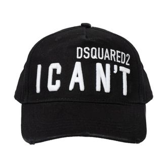 Dsquared2 Cappellino da baseball D2 - - Accessories - Uomo - Nero - ONE SIZE