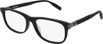 Montblanc Mens Black Square Eyeglass Frames MB0036O 005