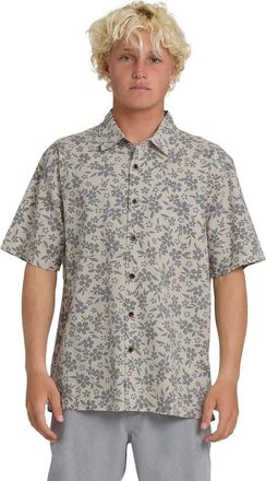 Quiksilver Flower Field WM SS Short Sleeve Shirt in Moonbeam at Nordstrom, Size Xx-Large