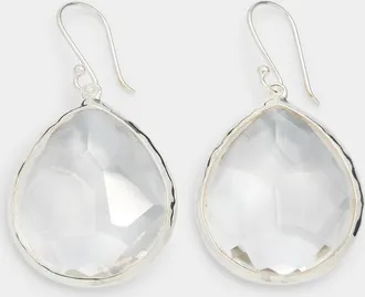 Ippolita Large Teardrop Earrings in Sterling Silver
