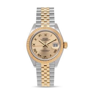 Rolex Pre-owned Rolex Datejust Automatic Chronometer Champagne Dial Ladies Watch 279173 CRJ
