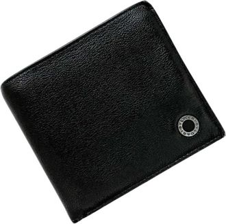 Bulgari Pre-owned Wallets, male, Black, Size: ONE SIZE Pre-owned Wallet (bi-fold)