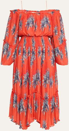 Ramy Brook Alyce Off-Shoulder Midi Dress