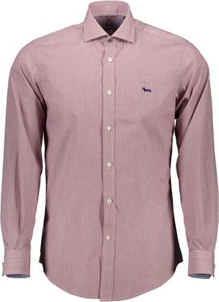 Harmont & Blaine Trendy en Modern Rood Katoenen Overhemd - Heren - Casual Overhemden - Rood - 3XL - Katoen - Overhemden