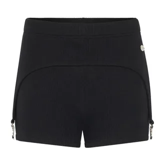 Jean Paul Gaultier Mujer, Pantalones cortos, Negro, Talla: M