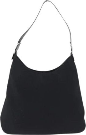 Ferragamo Pre-owned Nylon Schoudertas - Dames - Vintage Schoudertas - Zwart - ONE Size - Nylon - Vintage