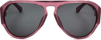 Linda Farrow DRIES VAN NOTEN DVN26 C5 Mens Sunglasses Pink Size 58