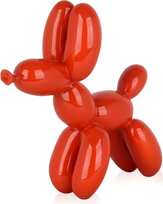 ADM Design Skulptur Ballonhund 26 x 27 cm - Orange