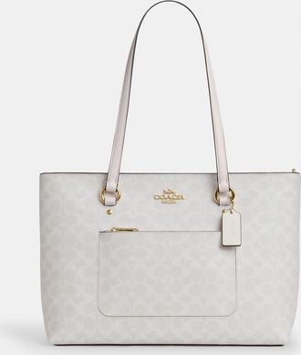 Coach Station Tote Bag In Signature Canvas