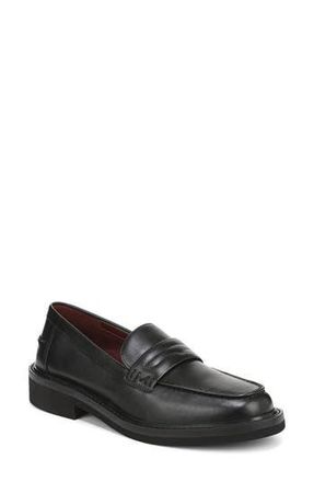 Vionic Caitlin Penny Loafer in Black Leather at Nordstrom Rack, Size 7.5