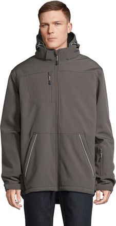 SOLS Heren Rock gewatteerd Soft Shell jack (Houtskool Grijs)