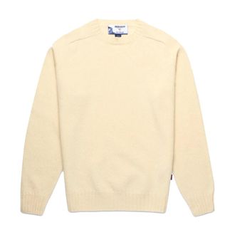 Sebago Round-neck Knitwear, male, Beige, XL, Gilead Jumper