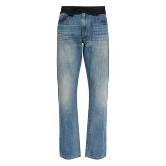 Maison Margiela Straight Jeans, male, Blue, Size: W30 Straight Jeans