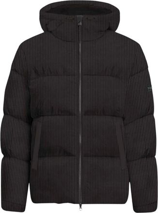 MC2 Saint Barth Maier Corduroy Padded Jacket - - Jackets - Uomo - Nero - XL