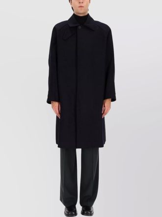 STUDIO NICHOLSON long coat with buttoned cuffs and pockets