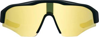 Gucci Futuristische maskerzonnebril UV-bescherming - Heren - Zonnebrillen - Zwart - ONE Size - Accessoires