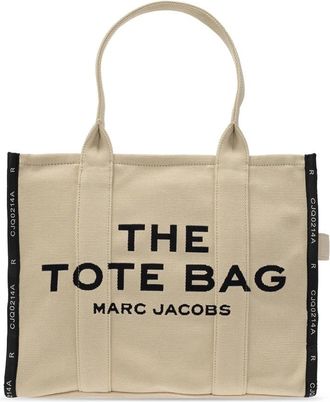 Marc Jacobs Shopper tas met logo - Dames - Shoppers - Beige - ONE Size - Tassen