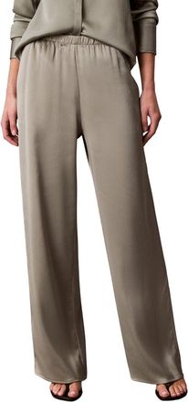 Calvin Klein Hammered Satin Pull-On Pant