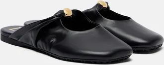 Loewe Pebble Soft leather mules