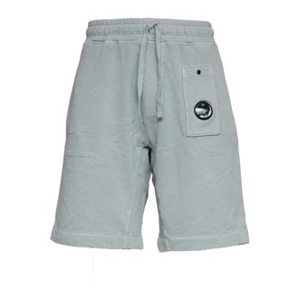 C.P. Company Casual Shorts, male, Blue, Size: L Drawstring Bermuda Shorts