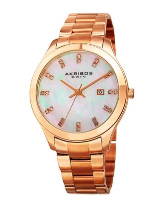 Akribos XXIV Akribos Xxiv Womens Stainless Steel Watch