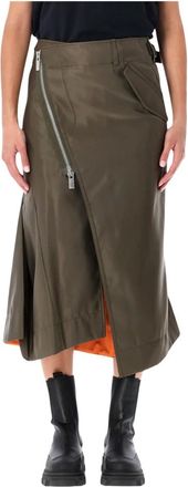 sacai Donna, Gonne, Verde, L, new