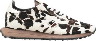 Ghoud Cow-Print Calf-Hair Sneakers - Dames - Sneakers - Bruin - 38 EU - Schoenen