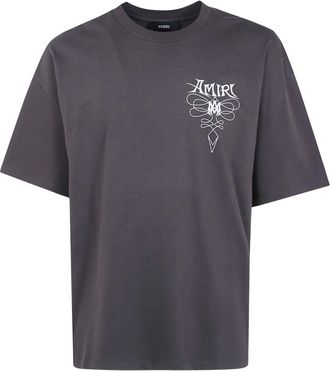 Amiri Hombre, Camisetas, Gris, Talla: S