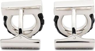 Ferragamo Braided Band Logo Plaque Jewellery - male - Ferragamo - Clips Bars - Gray - ONE SIZE - Accessories