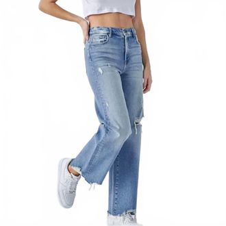 Hidden Jeans Ella Wide Leg Jeans In Light Wash