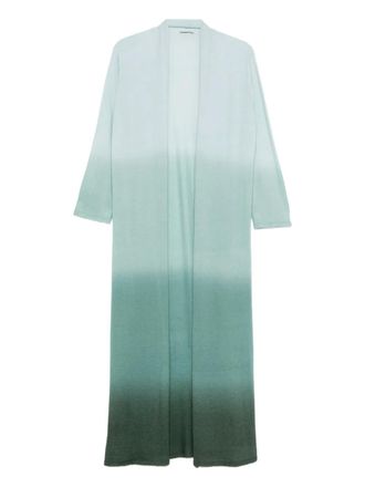 Faliero Sarti ombre long cardigan - Green
