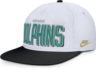 Nike Miami Dolphins Pro Nike Mens NFL Adjustable Hat in White | NF57064N9PV-VGY