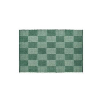 HAY Check Teppich, 140 x 200 cm, gr&uuml;n S check